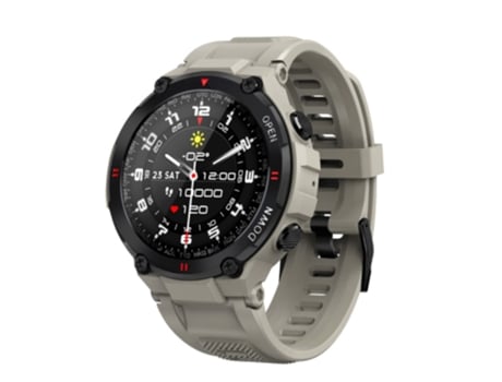 Smartwatch K22 Esfera Gris 33Mm Correa Caucho Smartwatch UNIVERSAL