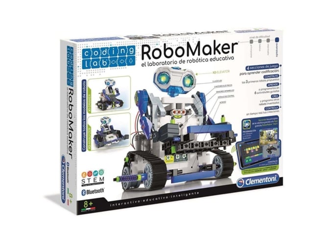 Laboratorio CLEMENTONI Robomaker (200 Pzs - 7 x 45 x 31 cm)