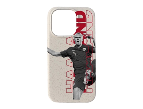 Funda Móvil Oficial Norges Fotballforbund Compostable Base para iPhone 15 Pro PHONECASES3D Blanco
