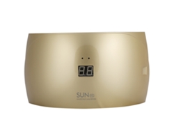 Lámpara De Secado De Uñas Uv Led Con Pantalla Dorada: Moderna Y Práctica.