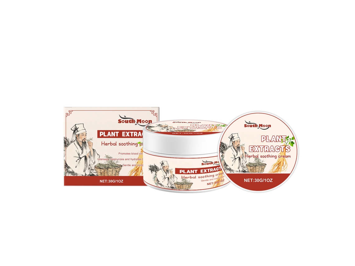 Crema herbal calmante para piel sensible
