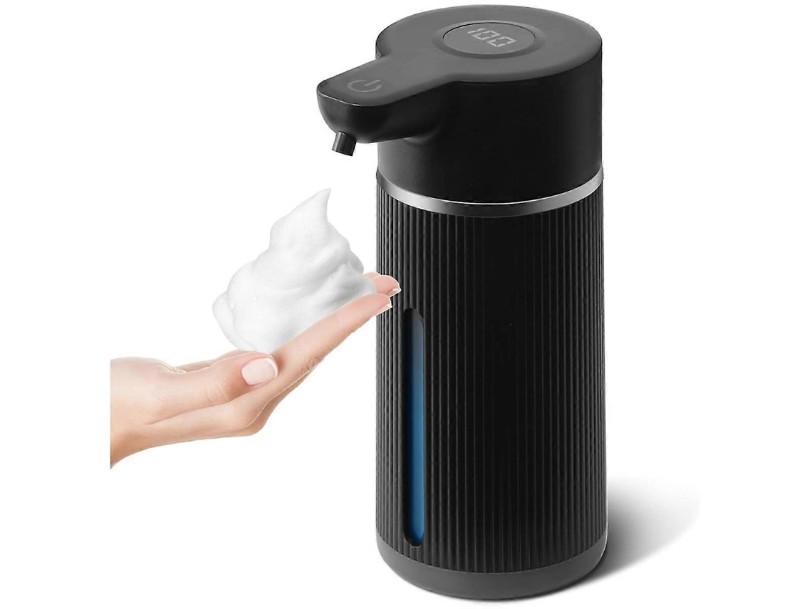 Dispensador de jabón automático, dispensador de jabón eléctrico, montaje en pared automático con USB, recargable para baño, cocina Rosewell
