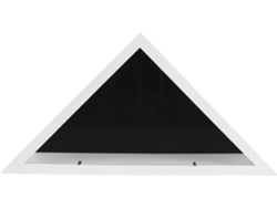 Madera Blanca Forma Bandera Estadounidense Resistente Arañazos Montaje Pared Elegante Triangular Funerales