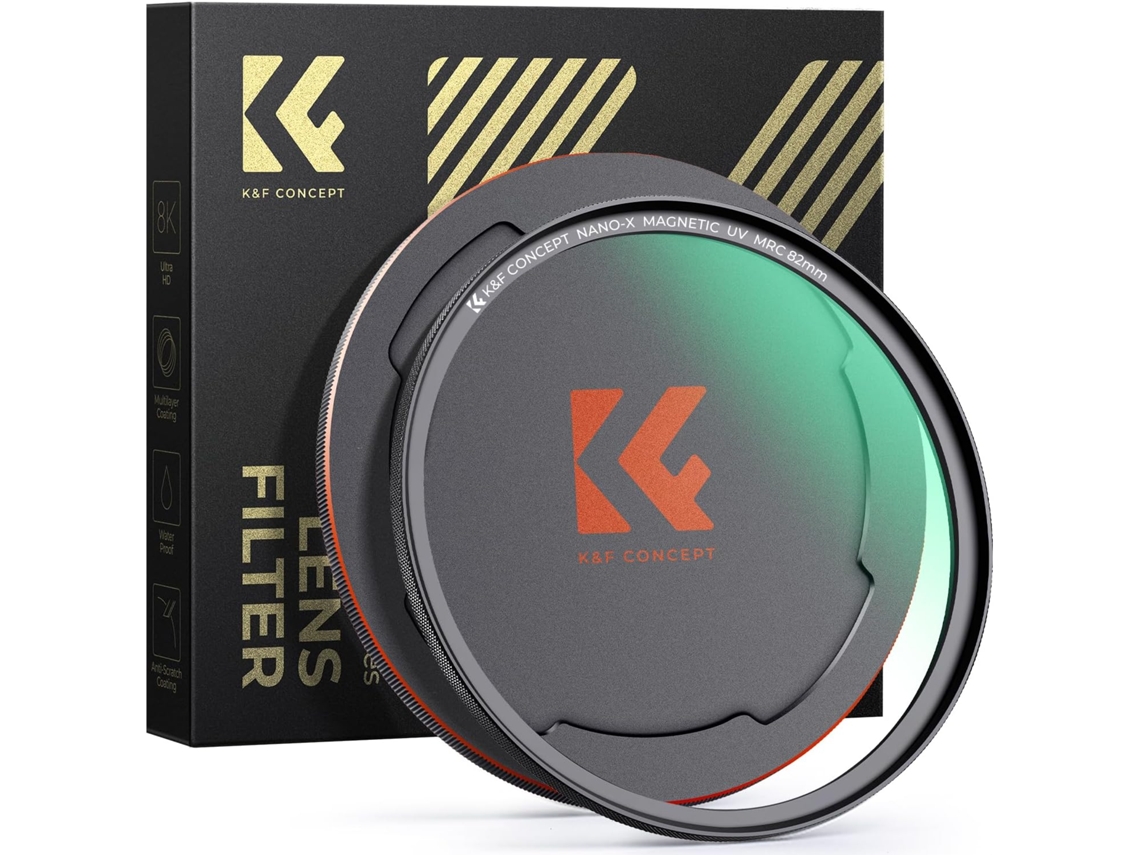 Filtro Magnético Mc Com Proteção Uv E Tampa De Lente, À Prova D'água E Resistente A Arranhões Nano-x 77mm