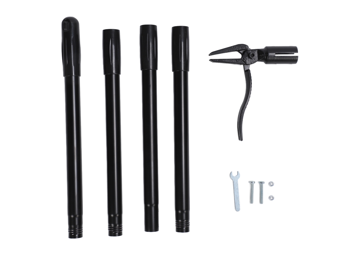 Herramienta De Jardinería Vertical Para Arrancar Malas Hierbas Con Mango Largo Ajustable.