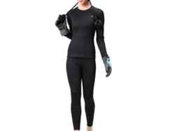 2026-2pcs Ropa Interior Termica Mujer Invierno Forro Polar Caliente Cuello O Manga Larga Pantalones Conjunto