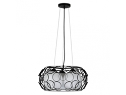 Fab 132293009 | Lámpara colgante Pilgrim 3xe27 negra Regx45d Fabrilamp