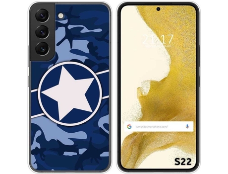 Carcasa Samsung Galaxy S22 5G TUMUNDOSMARTPHONE Dibujos Camuflaje 03 Multicolor