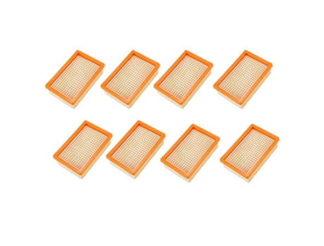 Reemplazo de filtro de aspiradora 8 Uds para KARCHER plisado plano MV4 MV5 MV6 WD4 WD5 WD6 P PREMIUM WD5