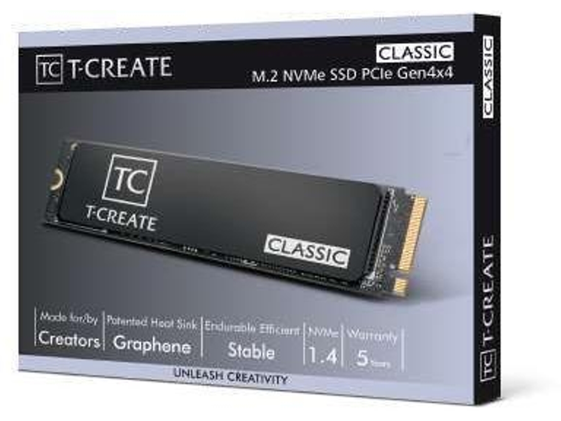 Unidad SSD Team Group T Crear Classic NVMe 1 TB M.2 PCIe 4.0 TEAM GROUP