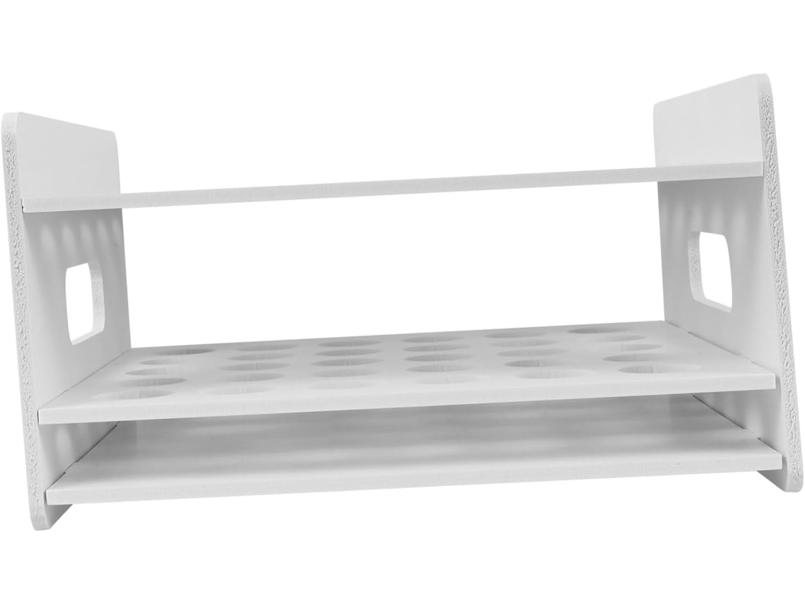 Caja De Almacenamiento Para Tijeras Creativas En Material Sintético Blanco, Soporte Ligero Y Versátil.