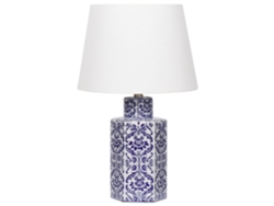 Lámpara de mesa BELIANI Marcelin de Porcelana Blanco 33x33x53