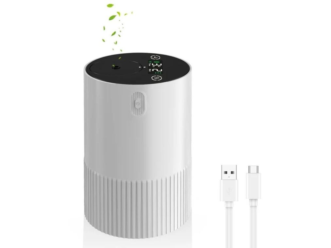 Difusor De Aceite Sin Agua Usb Recargable Portátil Yizhood Blanco