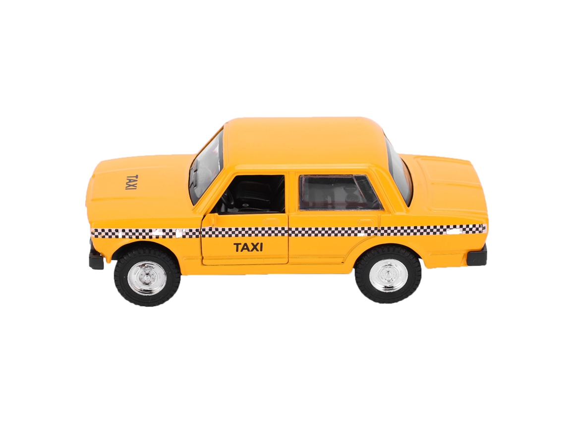 Modelo De Taxi De Aleación Metálica A Escala 1:32 Con Luz Y Sonido - Regalo Para Niños