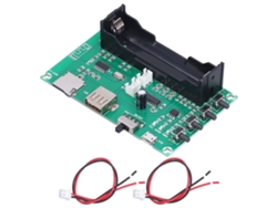 Placa Amplificador Digital Dual Canal Carga Usb Módulo Estéreo Amp Para Diy Desarrollo Aprendizaje Pruebas