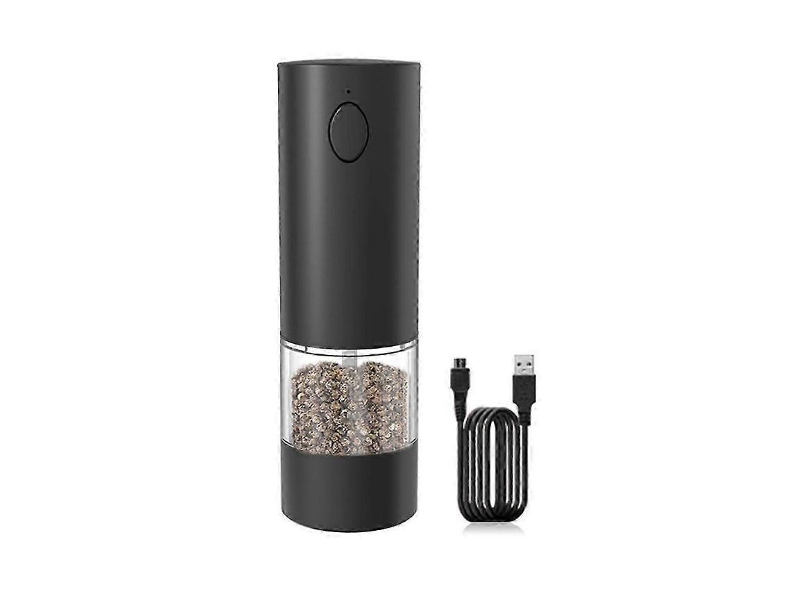Molinillo eléctrico recargable de sal y pimienta con ajuste de molienda y luz LED. Rosewell