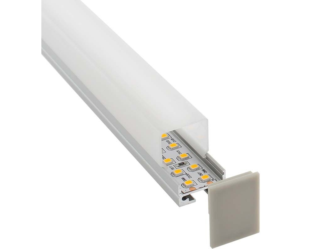 Perfil Aluminio Alkal Suspend 27mm Para Tiras Led Metro LEDBOX