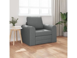 Sofá Cama De Piso 2 En 1 Gris Oscuro 98x71x83 Cm Tela Wsd475094