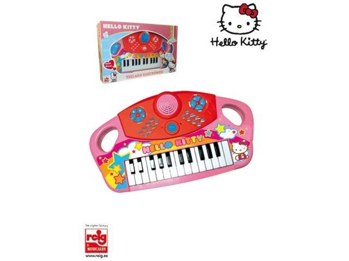 Instrumento Musical HELLO KITTY Organo Electronico (Edad Mínima Recomendada: 3años)