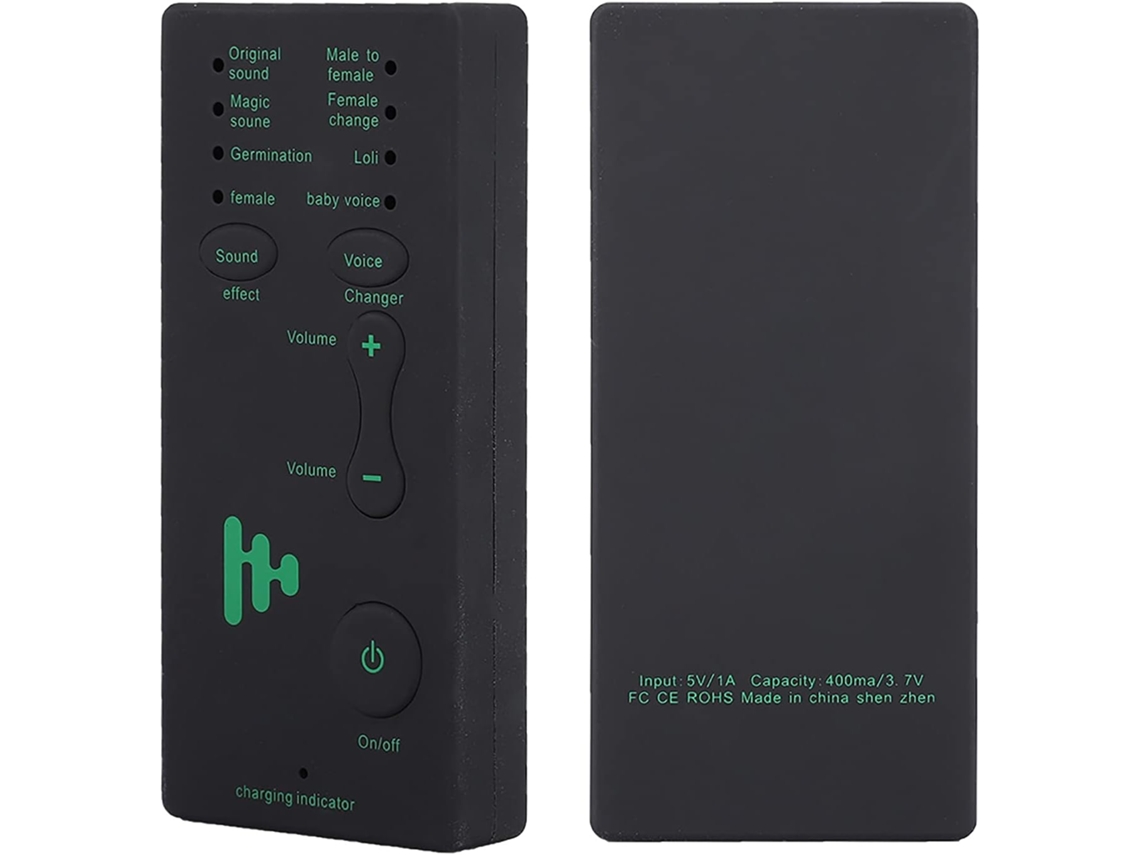 Tarjeta de sonido externa portátil Gokoco Mini, tarjeta de sonido para streaming con modificador de voz para computadoras