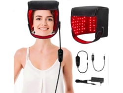 Sombrero de terapia de luz roja LED Rosewell, dispositivo de terapia LED de infrarrojo cercano con 215 LED de 660 nm y 850 nm (sin dimensiones)