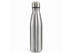 Botella térmica de aluminio de 500 ml, color plata (Bk 668-26)
