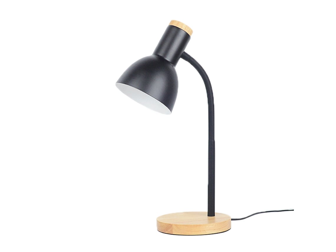2026-lámpara De Mesa Led Protectora De Ojos Con Base De Madera Sólida, Flexible Y Estable Para Dormitorio
