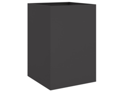 Jardinera VIDAXL Negro Acero (52x48x75cm)