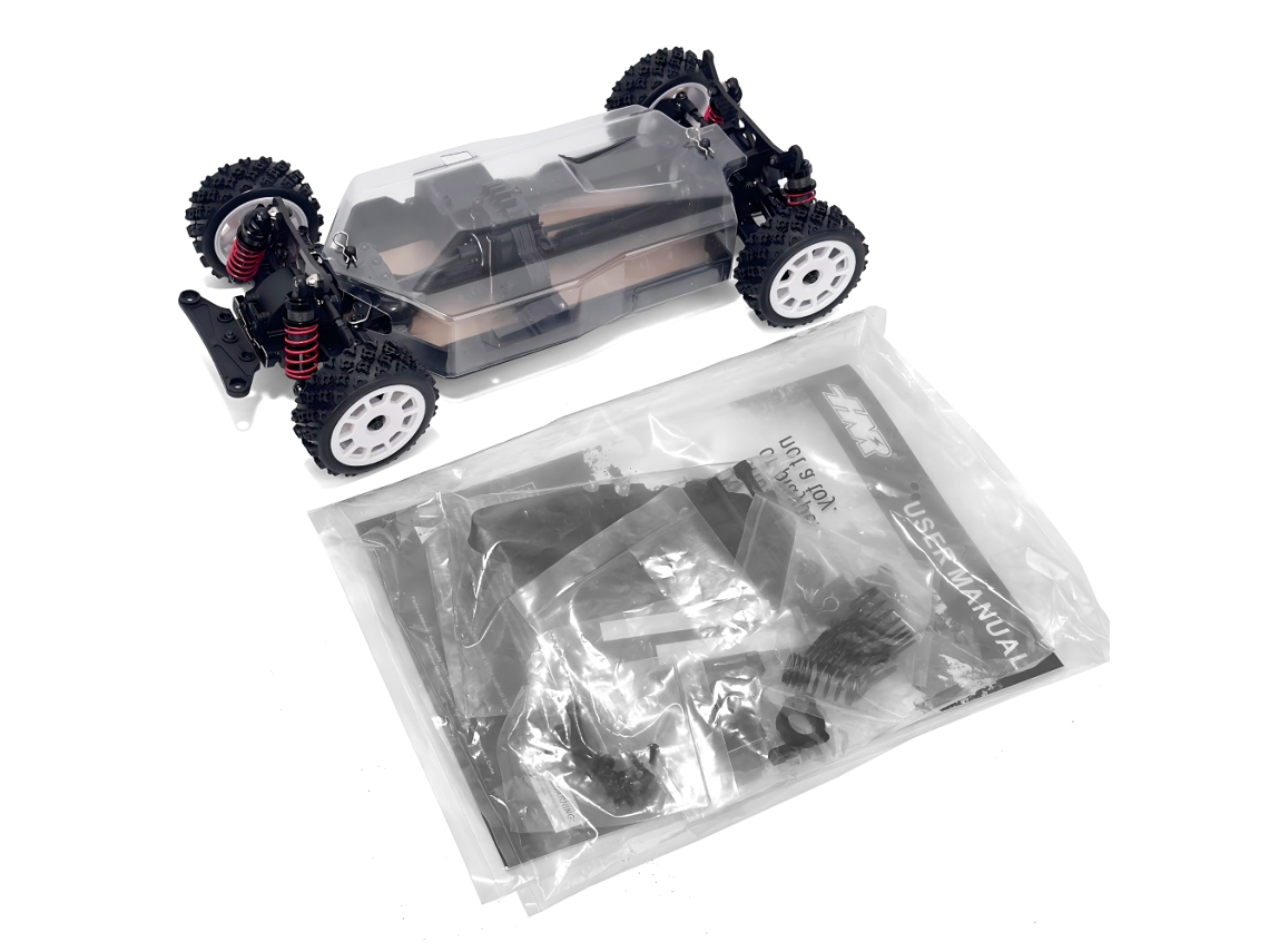 H9804 Chasishnr H9804 Foxhound Rally 1/10 Chasis Transparente Sin Electrónica Juguetes