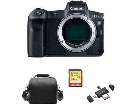 Cámara Instantánea CANON EOS R + Tarjeta SD 64GB + Bolsa + Lector de Tarjetas SD (Full Frame)