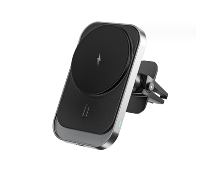 Cargador Teléfono Automóvil Inalámbrico Carga Rápida Mag CHRONUS Negro