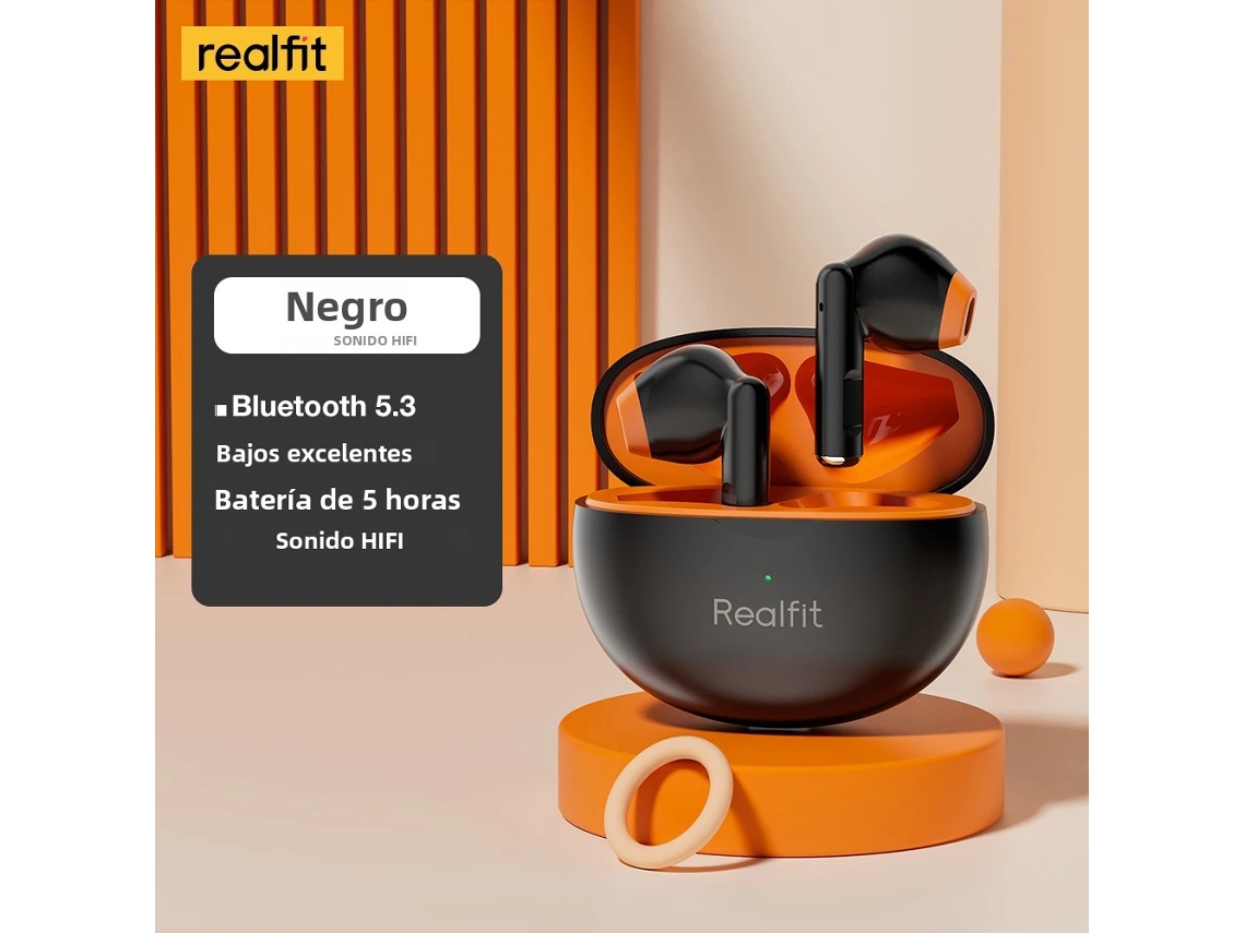 (negro) Auriculares Inalámbricos Bluetooth Hifitws De Alta Calidad, Auriculares Internos, Control De Volumen