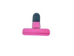 Clip de plástico para bolsas de 2/4 piezas, tamaño grande, para papas fritas, color rosa, talla S