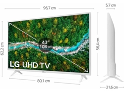 TV LG 43UP76906LE (LED - 43'' - 109 cm - 4K Ultra HD - Smart TV)