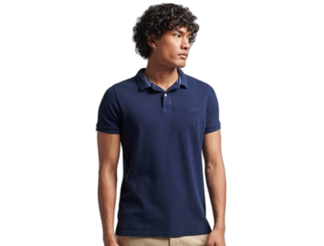 Polo de Hombre SUPERDRY Destroyed Azul (3XL)