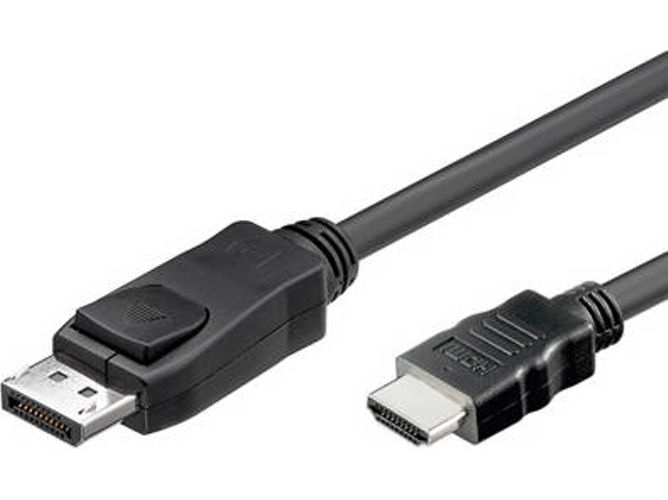 Cable HDMI ALCASA (DisplayPort - HDMI - Negro)