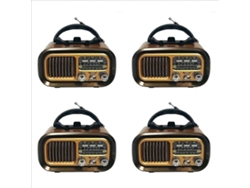 Radio portátil retro GOKOCO FM/AM/SW de banda completa