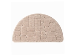 Alfombrilla semicircular absorbente y cómoda de microfibra para cocina, suelo y puerta.