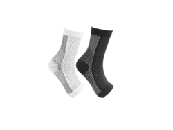 2 Pares De Calcetines De Compresión Para Neuropatía Con Soporte Para Tobillo Y Arco Plantar.