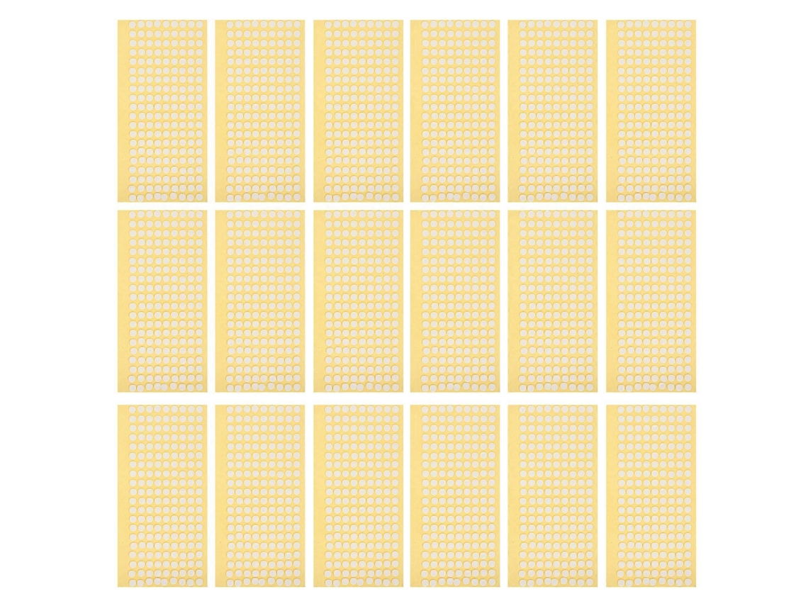 1000 unidades de cinta adhesiva de doble cara con puntos pequeños, oculta y extraíble, Rosewell
