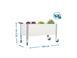 Huerto urbano Simongarden Urban Mob. 1200x400 Gris/gal