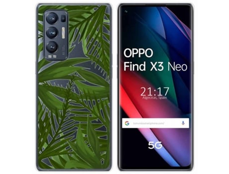 Carcasa Oppo Find X3 Neo TUMUNDOSMARTPHONE Dibujos Transparente Multicolor