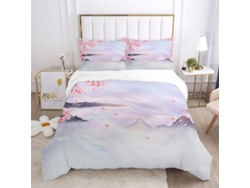 Juego Ropa Cama Estampado Niñas Funda Nórdica Almohada Material Microfibra Color Juego Niños Diseño 200x200 Cm