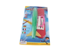 Juguete De Palomitas De Maíz Con Forma De Avión En 3d: Seguro, Duradero, De Pvc Pe, Fácil De Montar, Ligero Y Portátil Para Exteriores, Jardín Y Viajes.