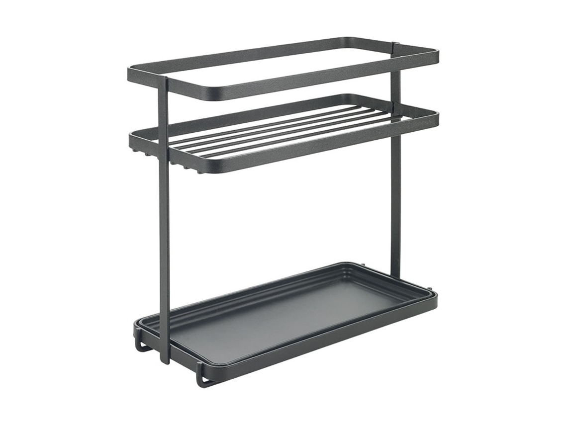 Metaltex Metaltex Tokyo Lava Especiero 2 Estantes. Acabado Touch Therm. Color Negro