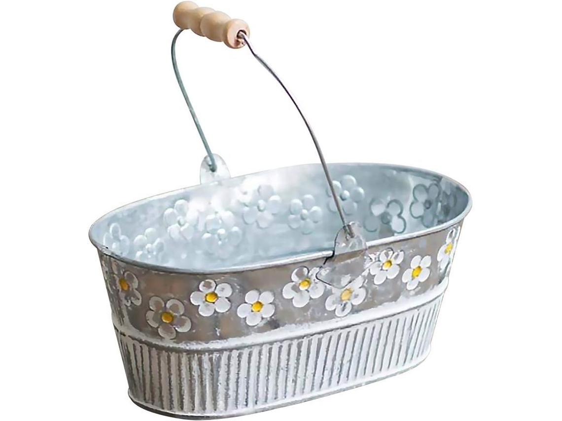 Macetas Colgantes De Hierro Galvanizado, Estilo Nórdico Retro, 2 Piezas, Decoración Para Interiores Y Exteriores.