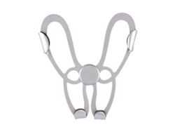 Soporte Para Teléfono Móvil En Coche (diseño De Mariposa, Ajustable) Universal Para Teléfono Móvil Color Plata