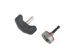 2 Pcs Llave T De 6.35mm Con Base Herramienta Accesorio Para Instalación De Muebles