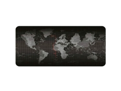 Alfombrilla De Escritorio Grande De 70x40 Cm A Prueba De Derrames Para Teclado Y Ratón Con Mapa Del Mundo De Mármol.