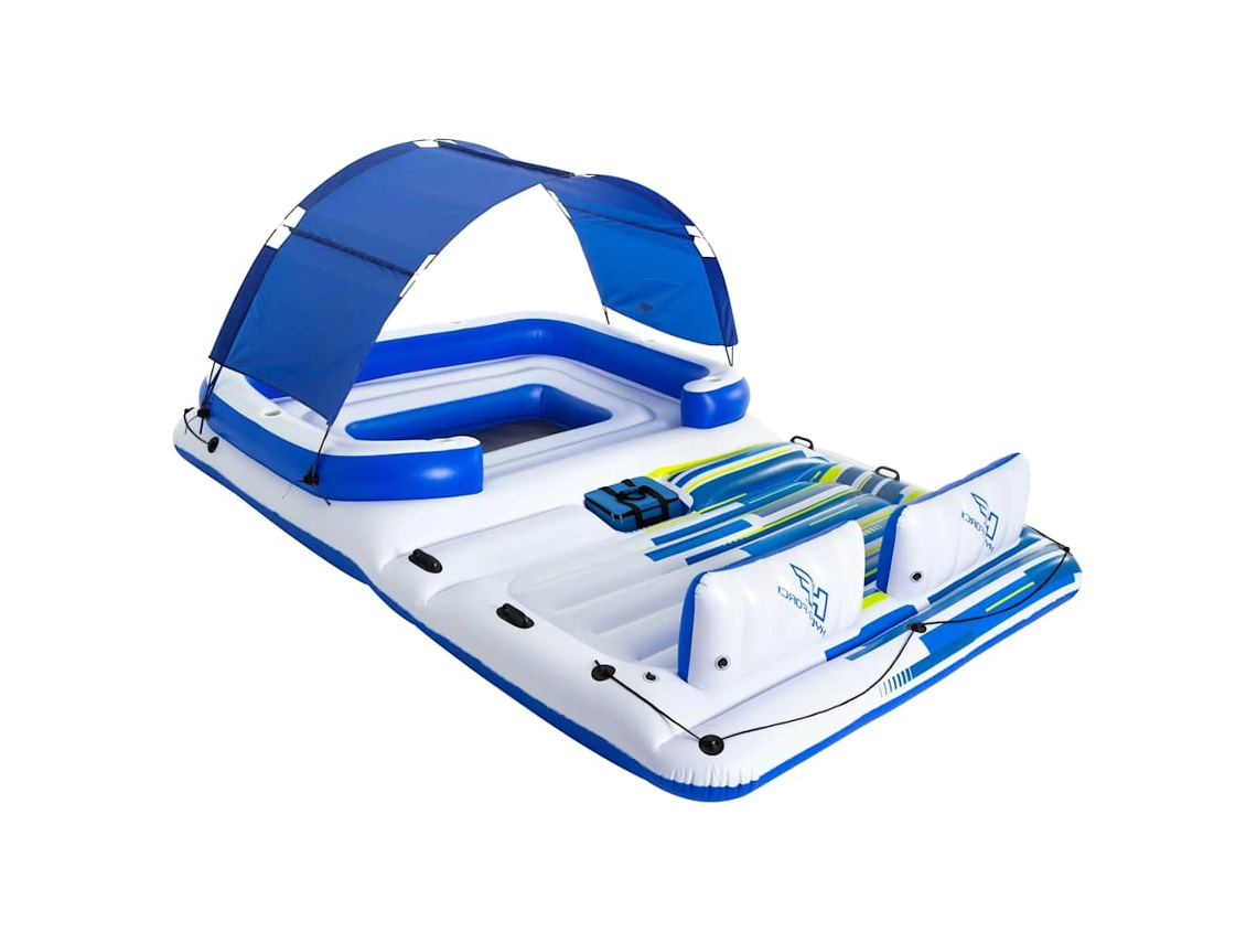 Colchoneta piscina BESTWAY Blanco (389 x 274 cm)